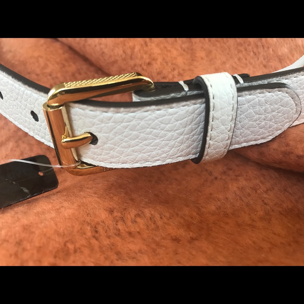 Ralph Lauren White (Vanilla) Leather Belt